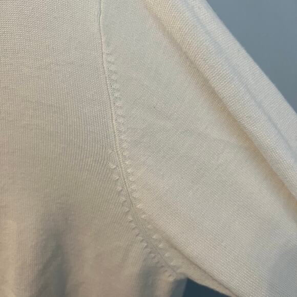 Madison Lilly White Open Front Cardigan size medium - Picture 11 of 14